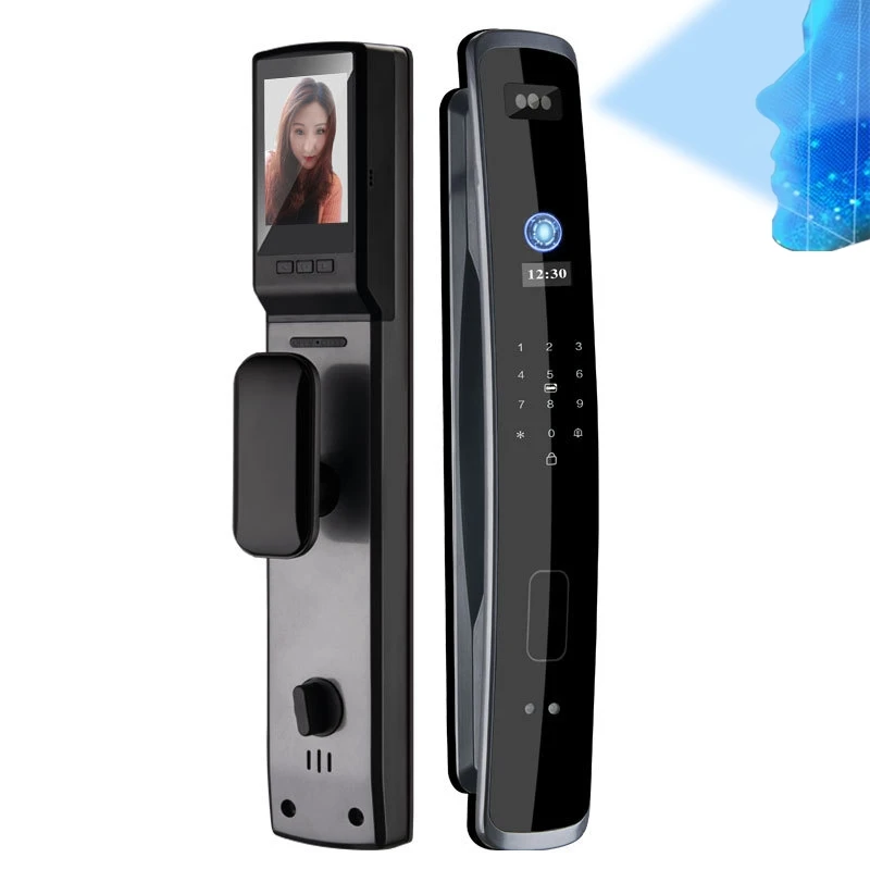 3D Face Recognition Eye Remote Electronic Capture Intelligent Password Anti-theft Wifi Fingerprint Smart Door Lock