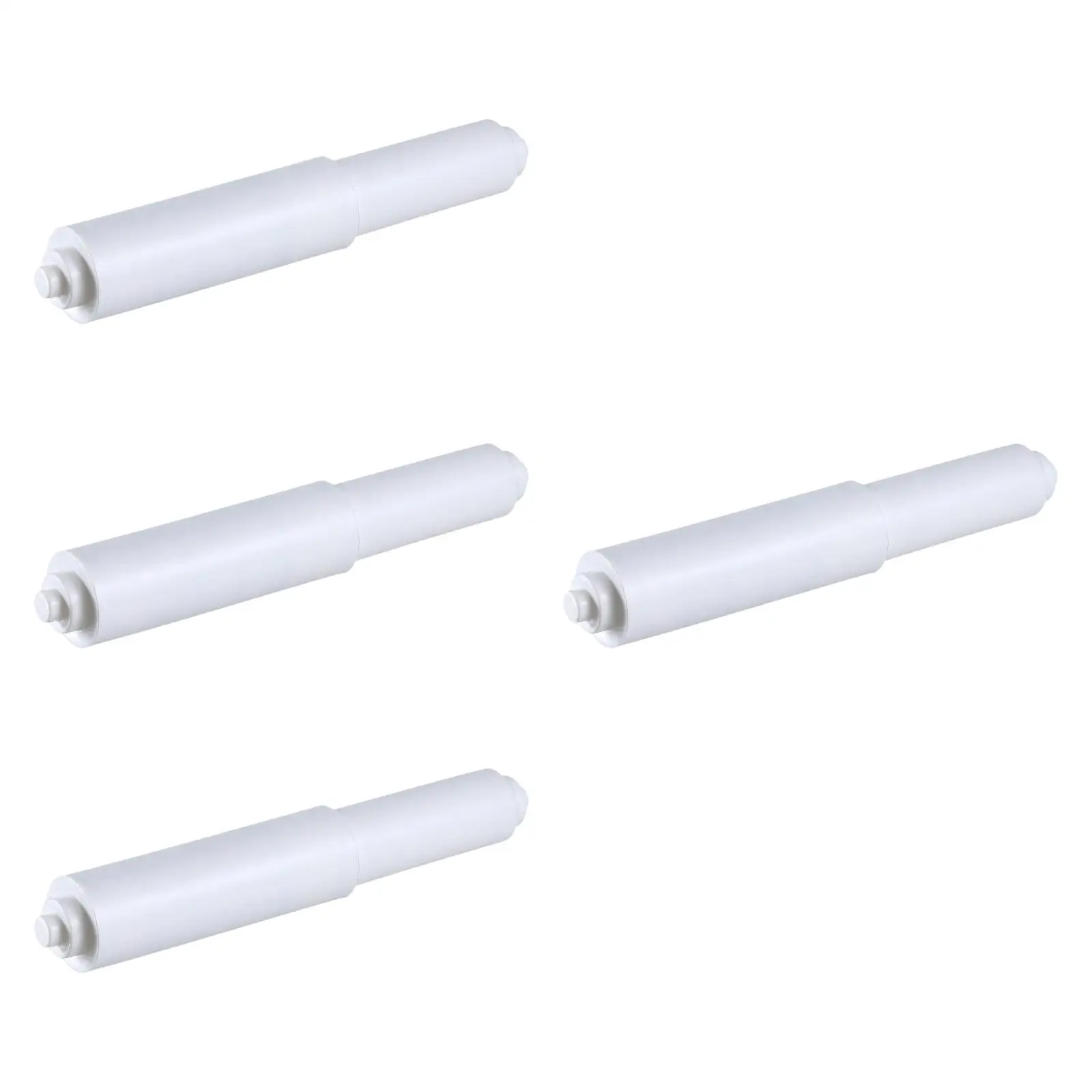 Sturdy PP Toilet Paper Holder Rod Spring Retractable Spindle Insert for Toilet Roll Holder Bathroom Accessory Upgrade