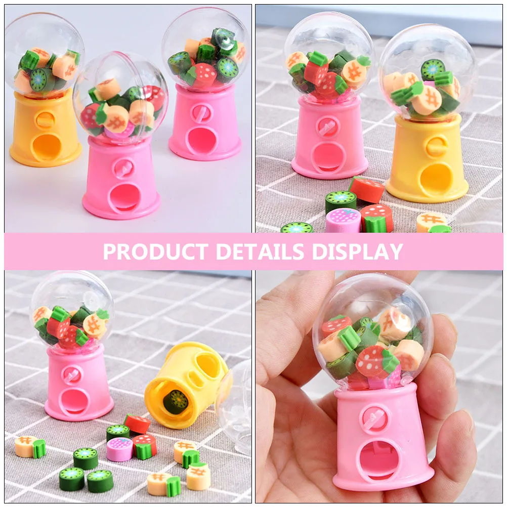 

6Pcs Fruit Erasers Creative Cartoon Lovely Stationery Practical Erase Pencil Marks Kids Gifts Fruit Erasers Lovely Stationery