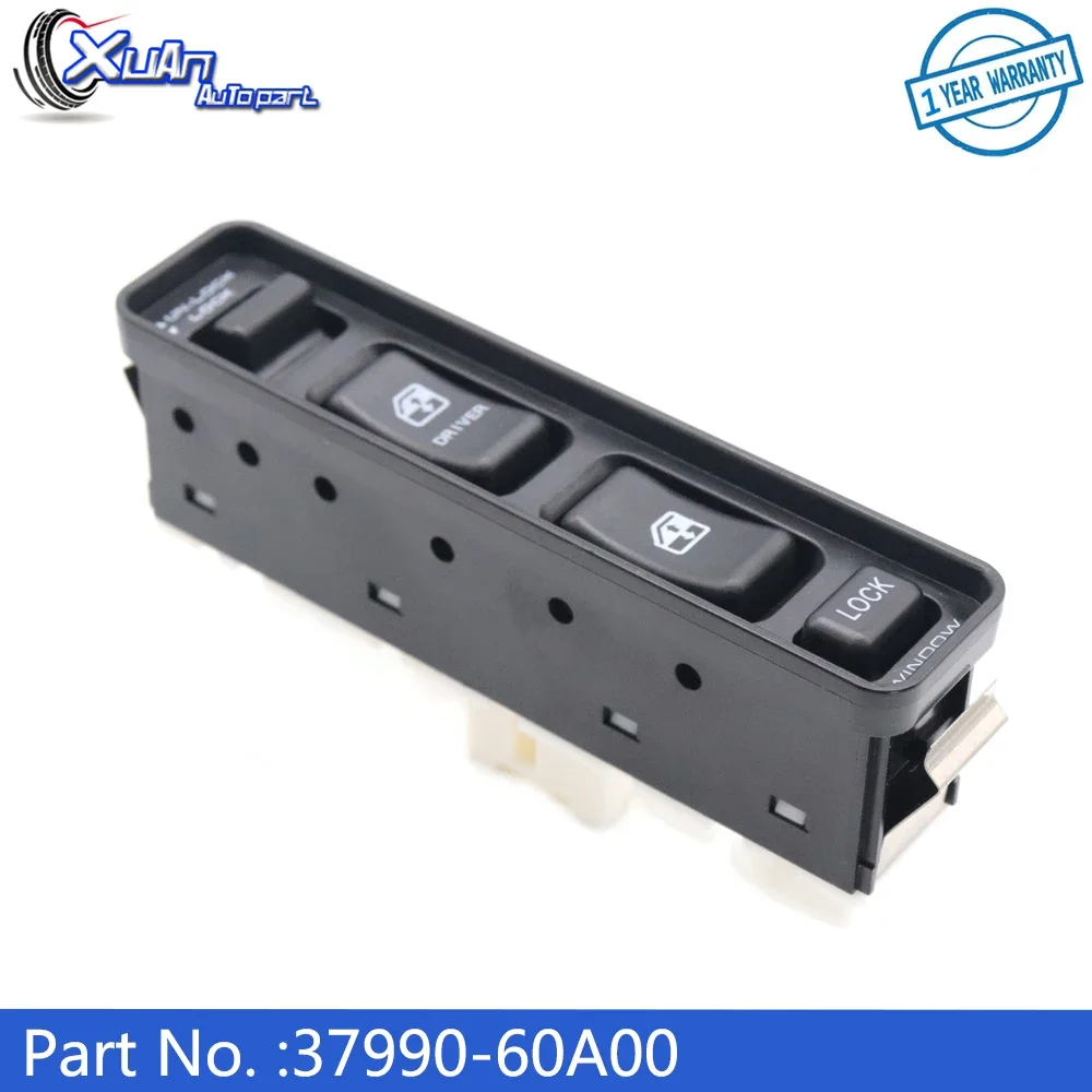 XUAN 1PCS Car Left Electric Window Master Switch 37990-60A00 Fit For Suzuki Vitara 1992-1998 3799060A00 37990 60A00