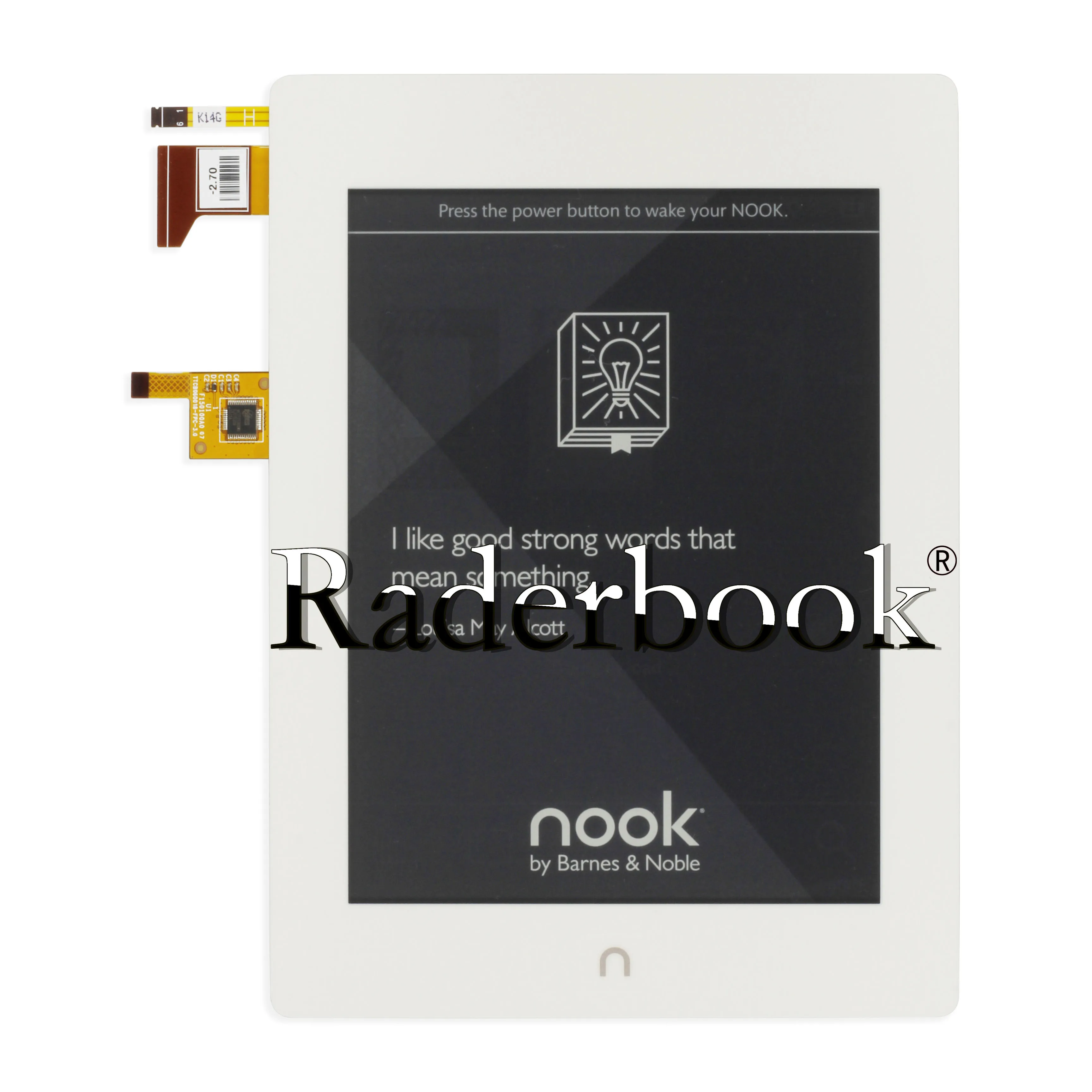 Новый 6-дюймовый 300PPi ED060KH3 чернильный экран для Nook glowlight plus Nook 5 BNRV510 Электронная книга дисплей