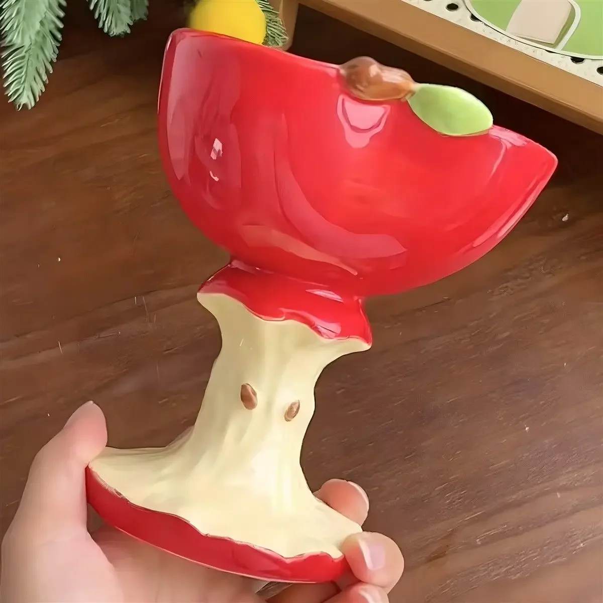 Cute Apple Dessert Cup Cartoon Ceramic Goblet