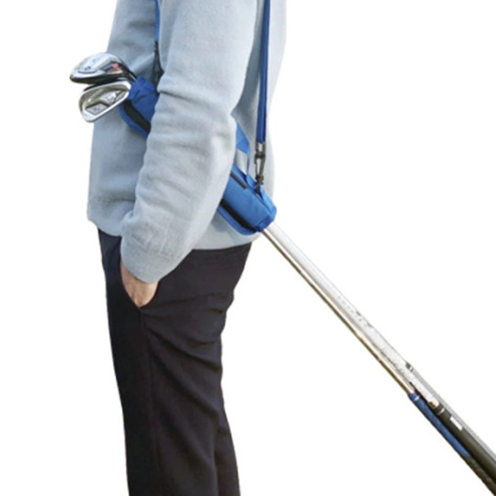 

Golf Club Bag Professional Holder Portable Travel Messenger Crossbody Nylon Outdoor Wear Resistant Multi Function Golfs Club