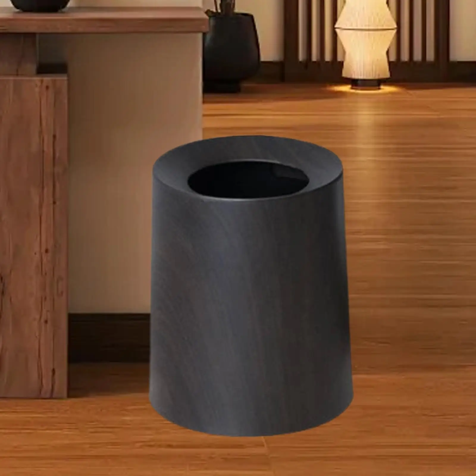 

Round Trash Can Stylish Dustbin Garbage Container Bin Wastebasket Rubbish Bin Waste Bin for Patio Laundry Room Home Dorm Indoor