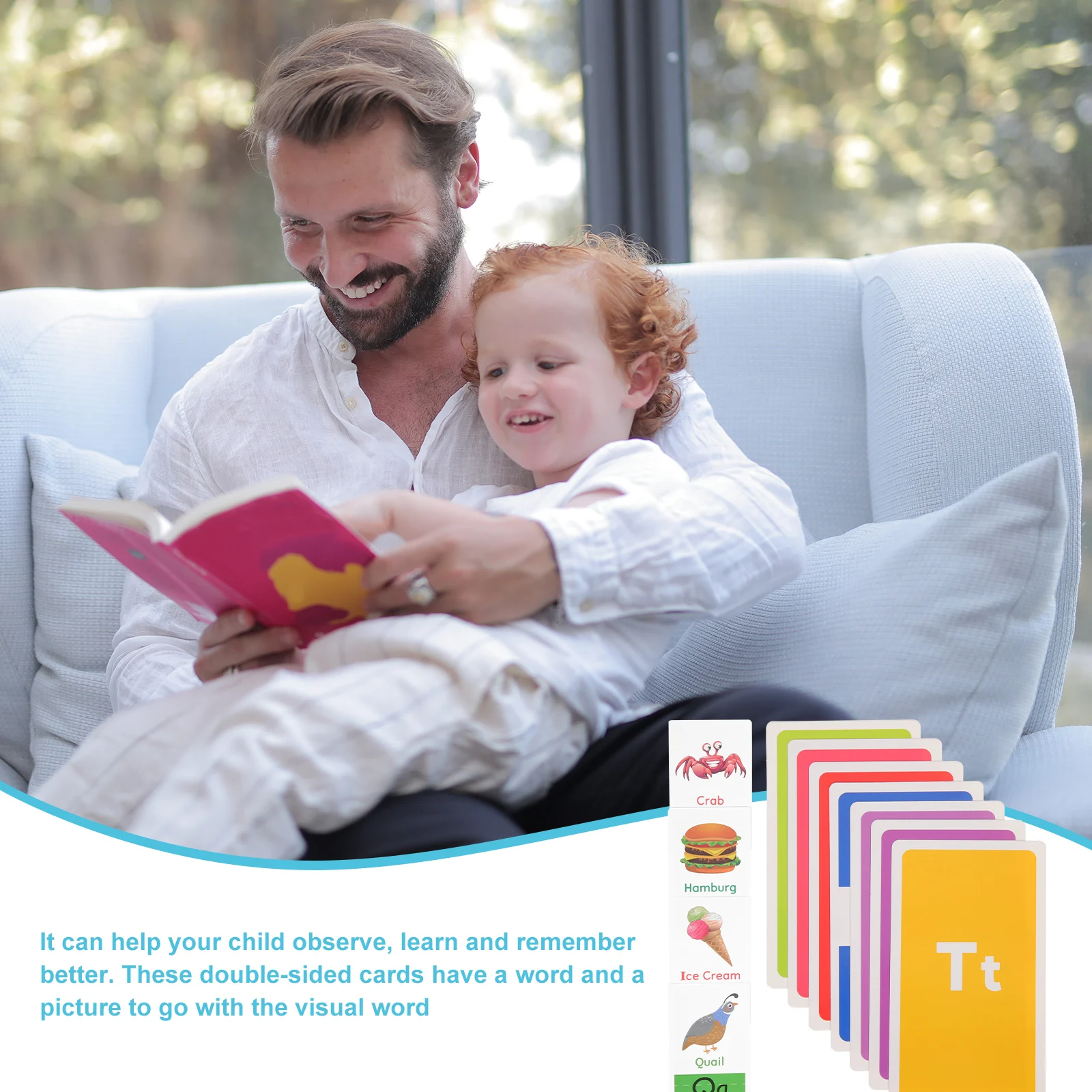 

Toddler Learning Toys Early Education Flashcards Letter Portable Office for Kids