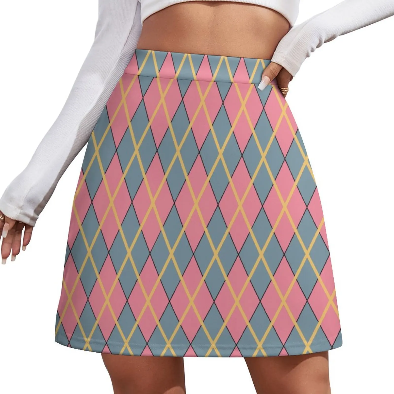 

Howl's Argyle Mini Skirt Short skirts skirts for women 2025 Short women′s skirts japanese kawaii clothes Mini Skirt