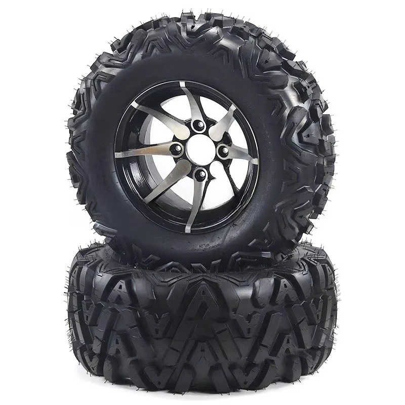 12 Inch Tires With Alloy Wheels  Rims Off Road Buggy UTV ATV Tires 25x10-12 25x8-12 - view 5