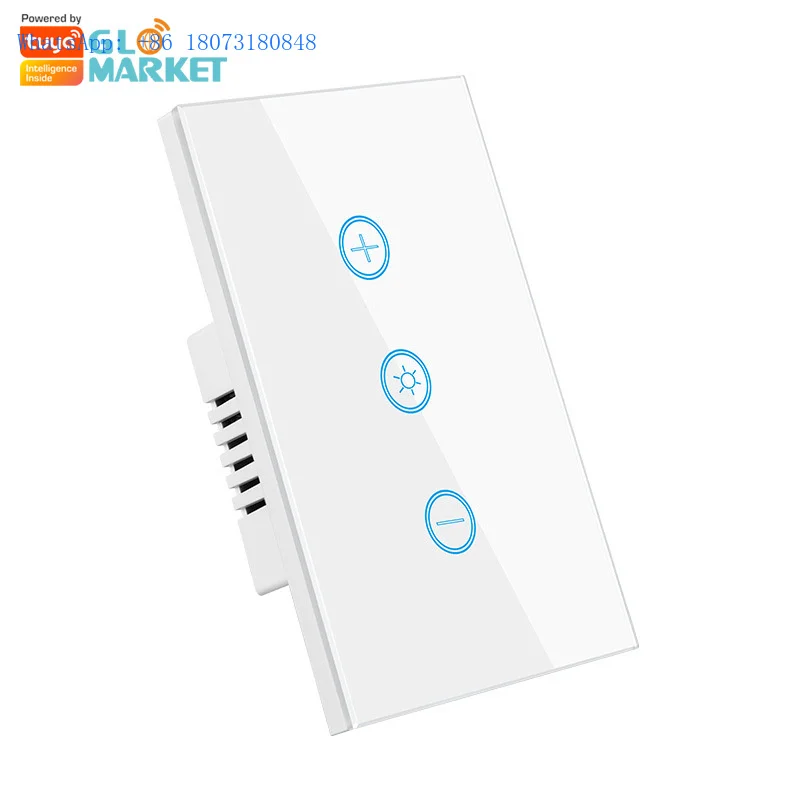 Glomarket US Standard Dimmer Wireless Switch Electrical Smart Switch Intelligent Wall Dimmer Light Switch Smart Home Automation