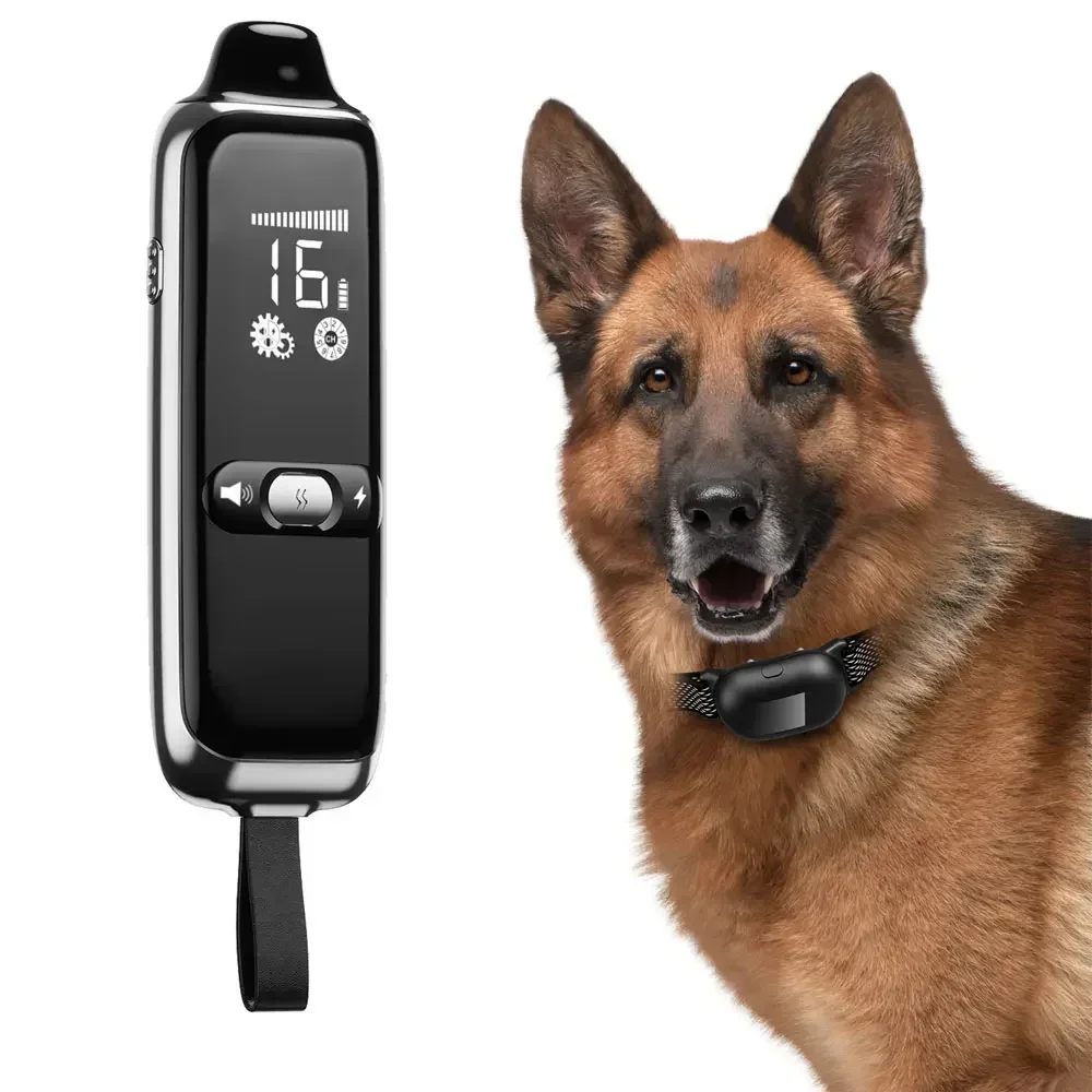 CC-PetPulse 1300ft Electronic Dog Collar Sound Vibration Static Stimulation Remote Dog Training Collar Receiver Transmitter