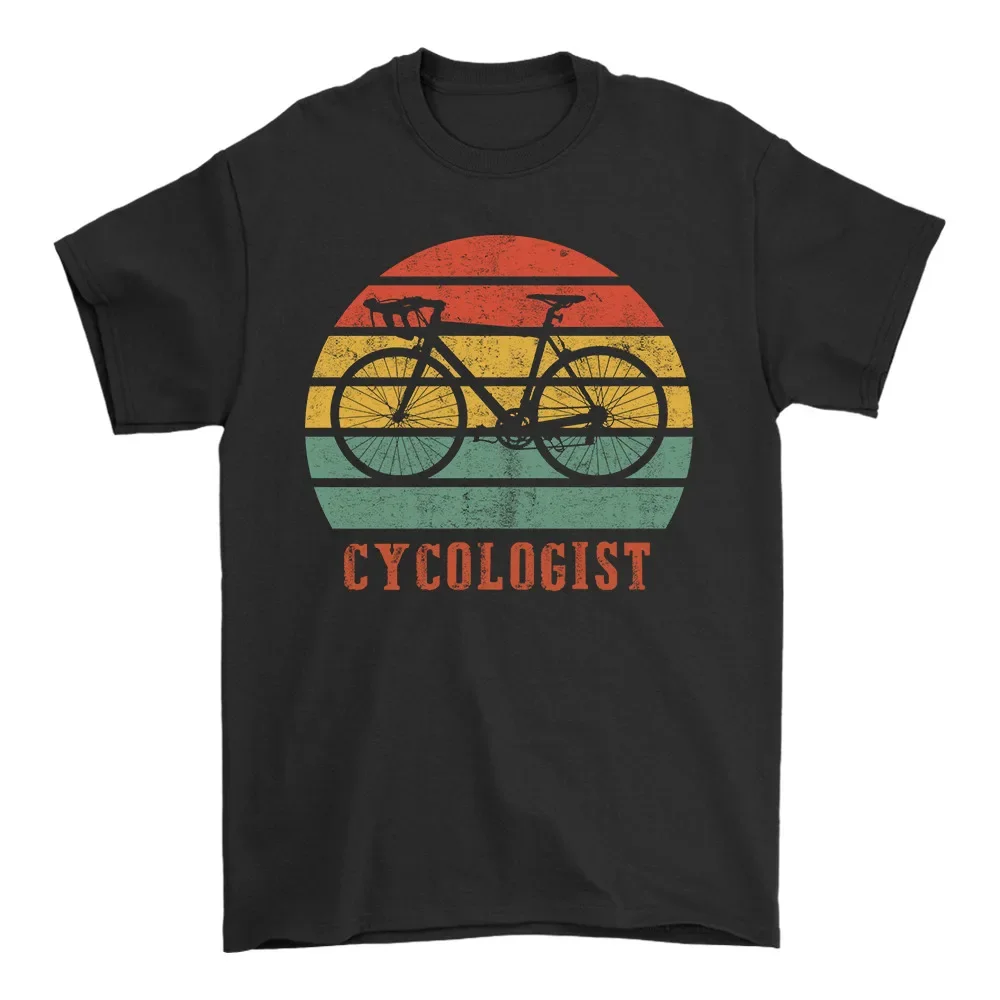 Cycologist T-Shirts Bicycle Cycling Cyclist Road Bike  Vintage Retro Y2K tops Unisex Summer Short Sleeve