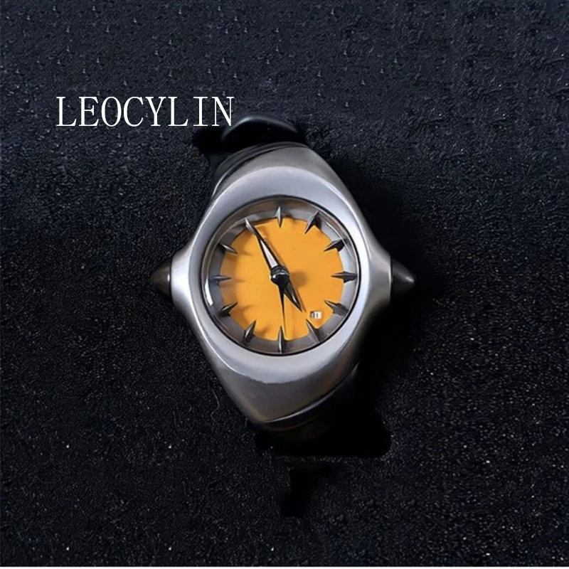 LEOCYLIN original Fashion quartz watch Sapphire waterproof luminous personality for men Wristwatch Relogio Masculino clock