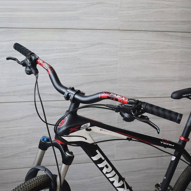 FMFXTR MTB Handlebar 720mm 780mm Aluminum Alloy Bicycle Swallow Handlebar 60mm Riser Bar 31.8MM MTB Bars