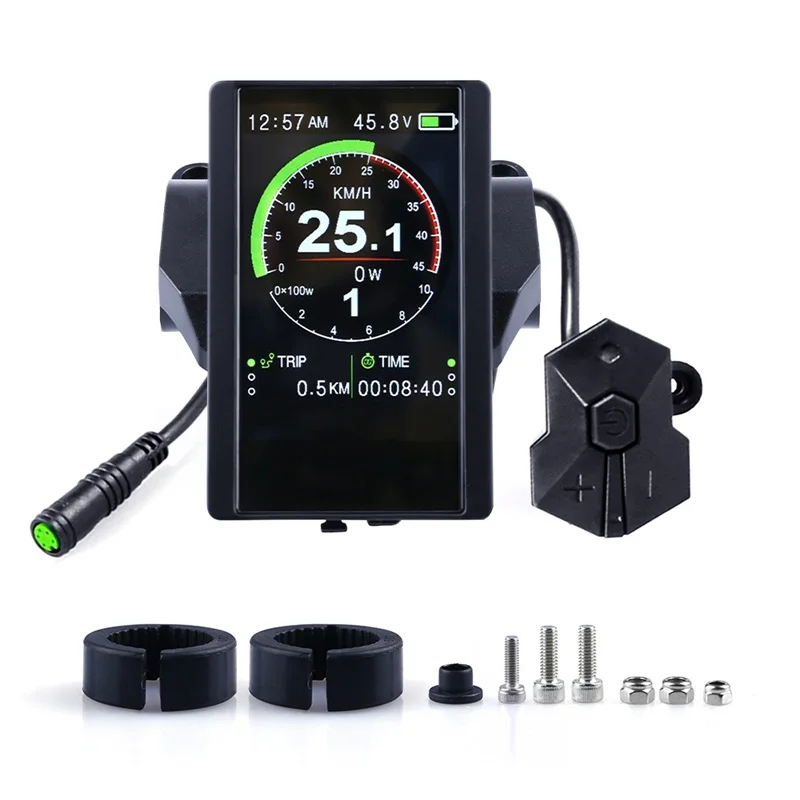 

Electric Bike Bafang 8fun BBS01 BBS02 BBSHD P850C LCD Display For Mid-drive Motor Hub Motor