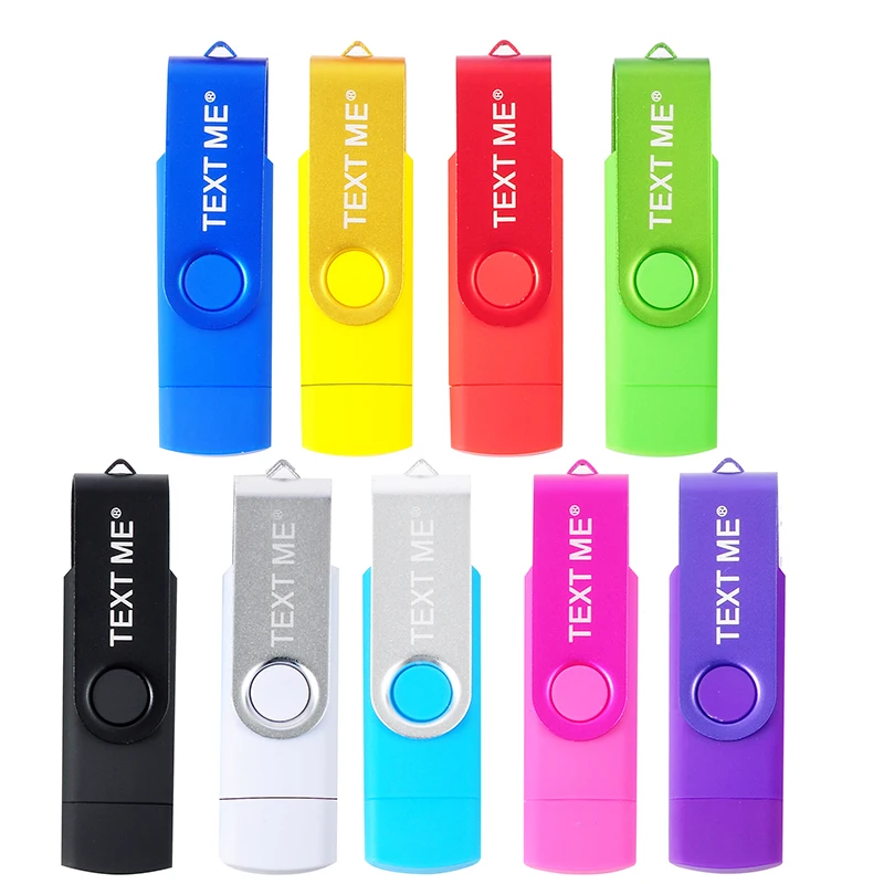 OTG usb2.0 USB Flash Memory Stick 16GB 32GB Pendrive 4GB 8GB 64GB USB Flash Drive For Computer/Android Phone 3 IN1OTG Type-c