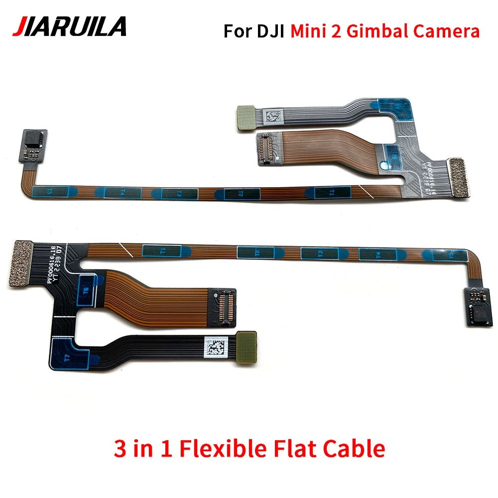 10 PCS For DJI Mini 2 Gimbal Camera 3 in 1 Flexible Flat Cable Replacement Ribbon Flat Line  For DJI Mavic Mini 1 / 2 / SE Part