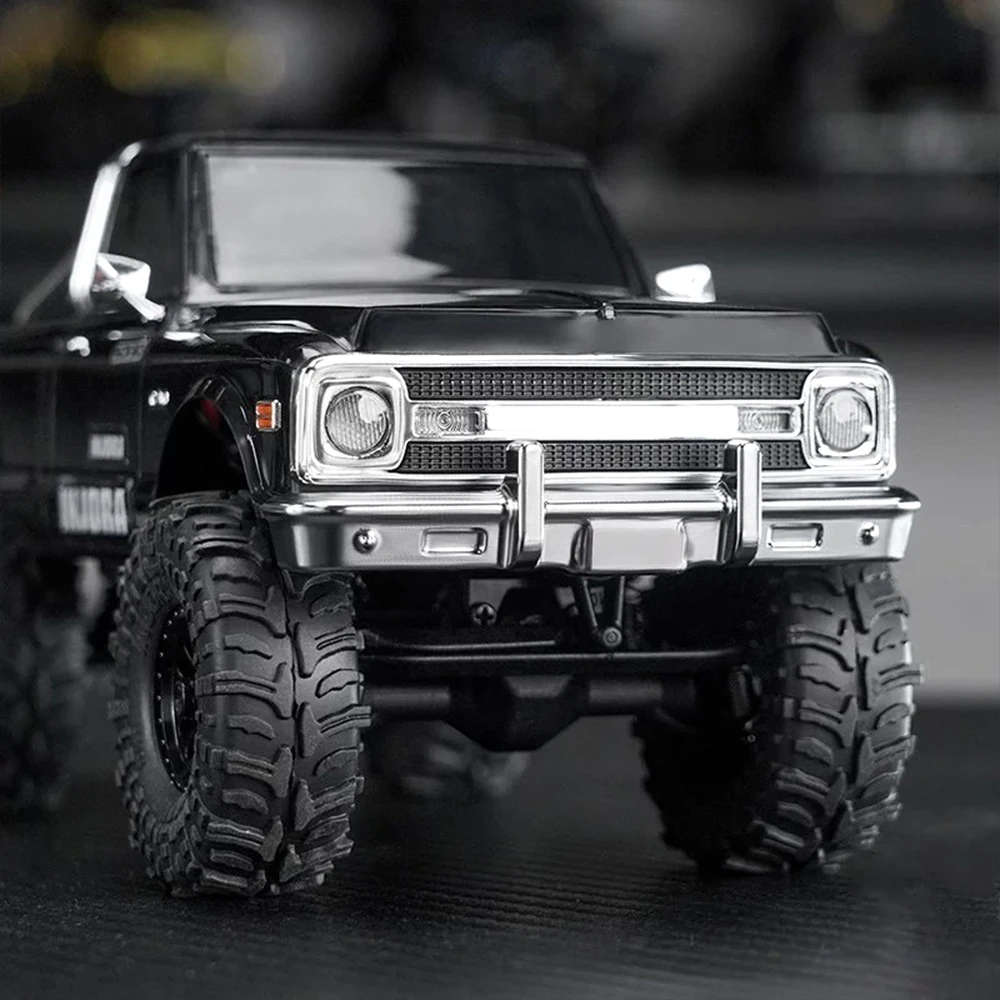 SCX30 9IMOD  Front Rear Bumper Set for 1/30 Axial SCX30 K10 RC Crawler Aluminum Chrome Metal Upgrade Accessories
