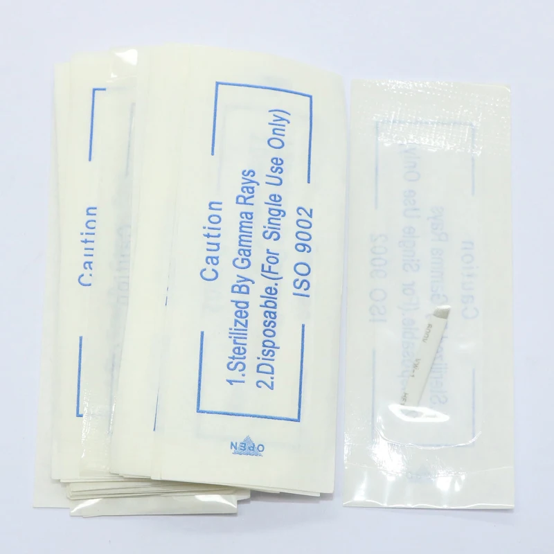 White 7/9/11/12/14/18/21 Microblading Needles for Microblading Embroidery Pen Pernement Makeup Eyebrow Tattoo Supplies