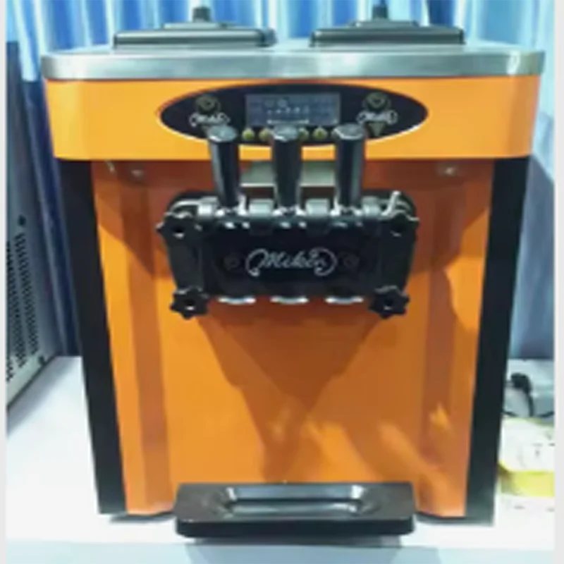 Wholesale 3 Flavor Soft Ice Cream Machine Commercial Soft Ice Cream Machine for Sale Counter Top Soft Serve Ice Cream Machine
