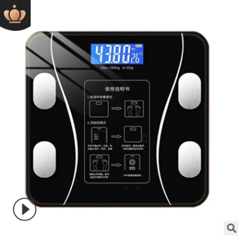 Special electronic scale for body management and fat loss, smart mode, Bluetooth body fat scale, home weight scale, ultra-precis