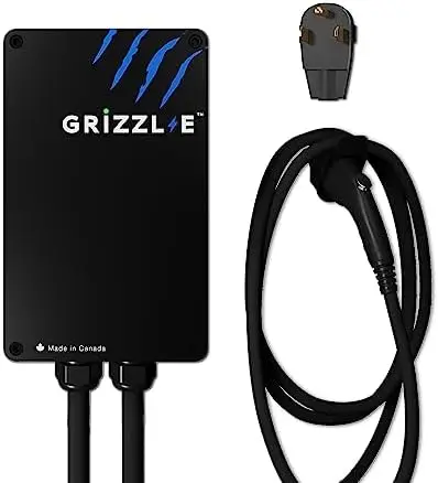 

Grizzl-E Classic 240V 40A EV Charger – UL Certified, NEMA 6-50, Indoor/Outdoor Wall Mount – Fast Charging Station