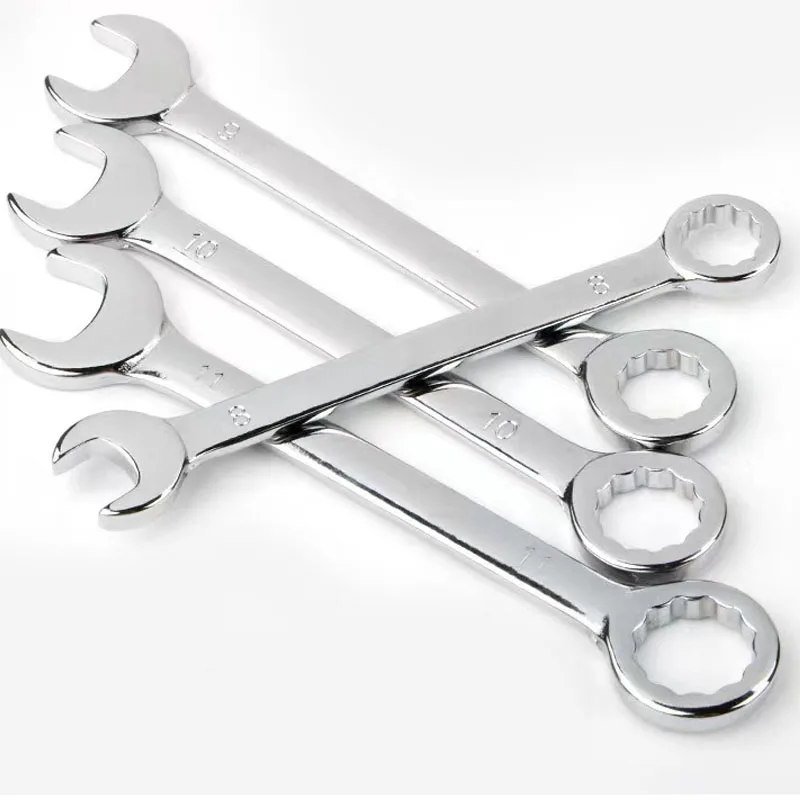 MINI 4-11mm Dual-use Plum Blossom Open End Wrench CR-V Alloy Rustproof Small Open Box End Combination Wrench Easy To Store