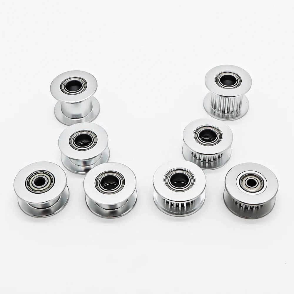 32Teeth GT2 Idler Pulley Bore3/4/5/6/7/8/9mm With Bearing Belt Width 6/10mm Synchronous Wheel 3D Printer Parts 2GT Timing Pulley