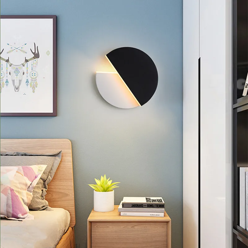 

Bedroom Wall Light Hallway Indoor Wall Lamp Kitchen Black Wall Lighting Dinninng Room Wall Sconce Home Wall Lamps Free Bulb