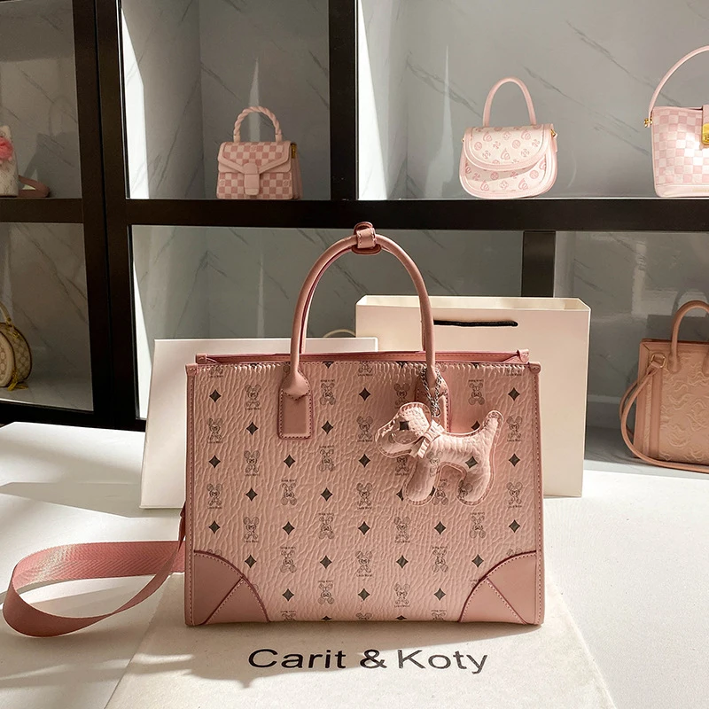 

Элитная нишевая сумка-тоут с принтом, вместительная сумка для поездок на работу, подходит для весны и лета.