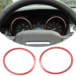 For Land Rover Range Rover Evoque 2012-19 Aluminum Alloy Car Instrument Speedmeter Ring Trim Decorative Gauges Circle Kit Cover