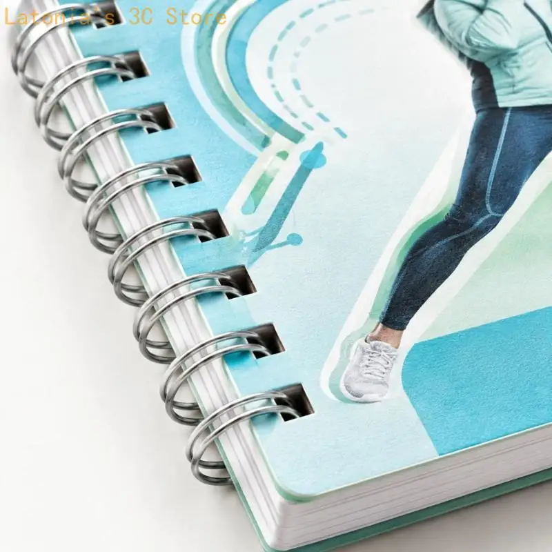 Paper Taijiquan Planner Notebook for Practice Progress and Goal Records X3UB