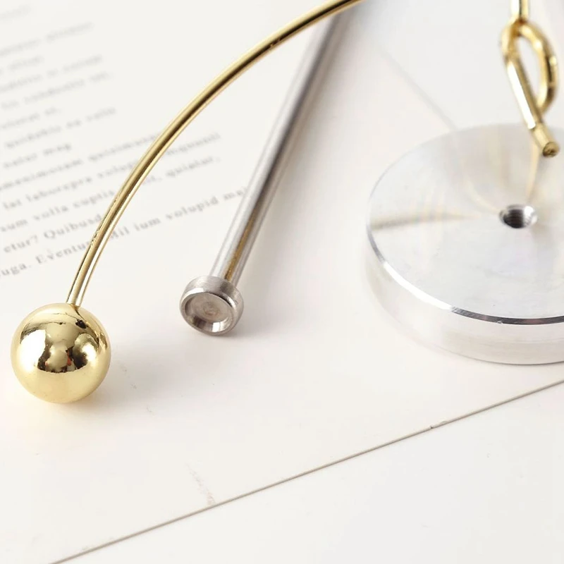 لعبة التوازن الفيزياء الصلب ، الفن الحركي ، موازنة العلوم التحلل ، لعبة مكتب علم النفس للديكور المكتبي ، الذهب