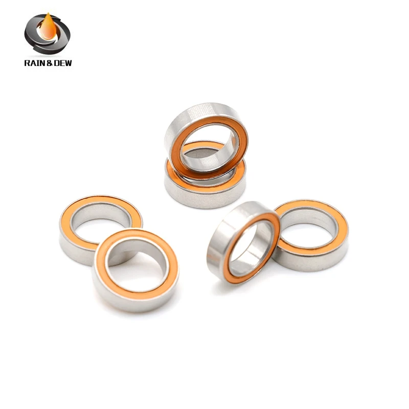 1 szt. SMR105 2RS CB 5x10x4mm ABEC-7 LD Łożysko hybrydowe ceramiczno-śrubkowe ze stali nierdzewnej bez smaru, szybkie obracanie, 3x8x4 4x7x2.5 5x8x2.5mm — zdjęcie 5
