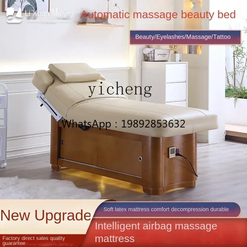 B1  Electric Lifting Multifunctional Facial Bed Constant Temperature Heating Massage Bed Tattoo Beauty Salon Special