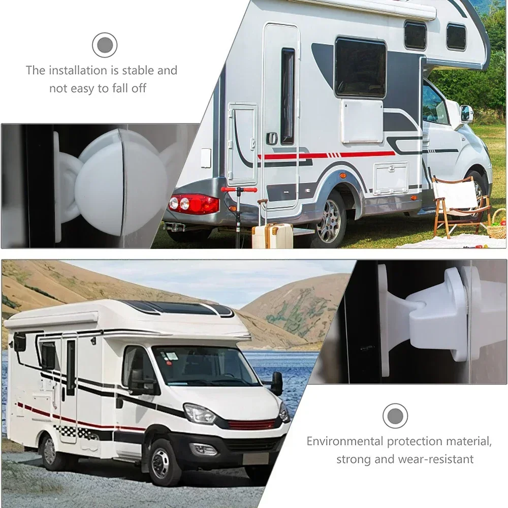 RV pintu Retainer Camper Van Motorhome perahu modifikasi aksesoris kabin pintu Fixator nilon pintu penahan penahan gesper