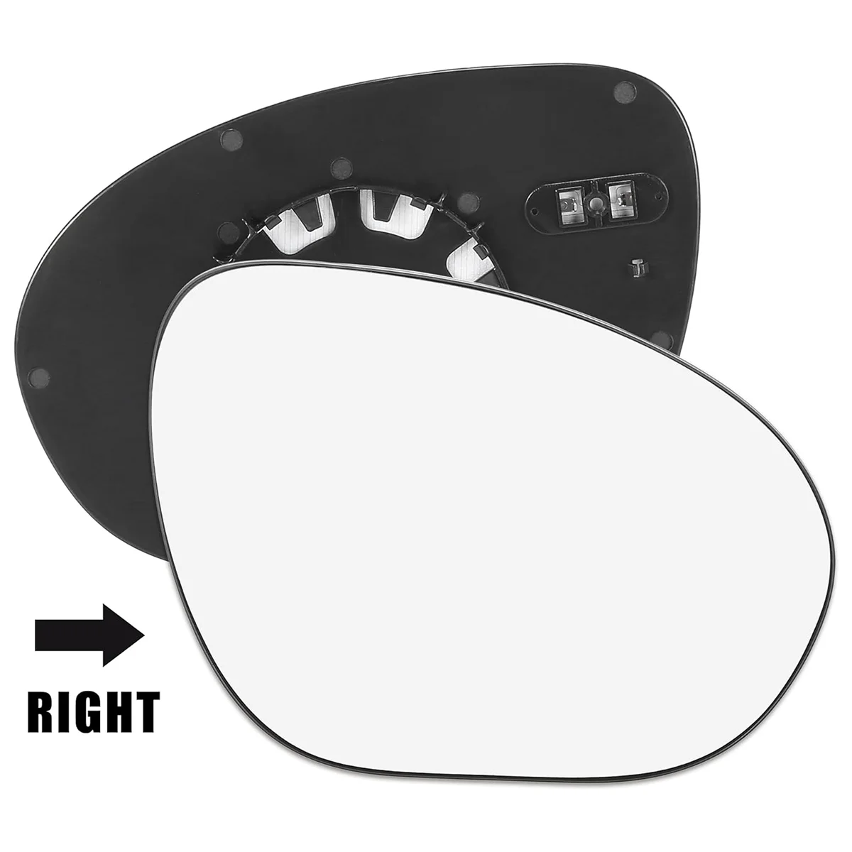 

For Nissan Juke 2010-2014 Side Wing Mirror Glass with Heated Rear View Backplate 963651KA1A 963661KA1A