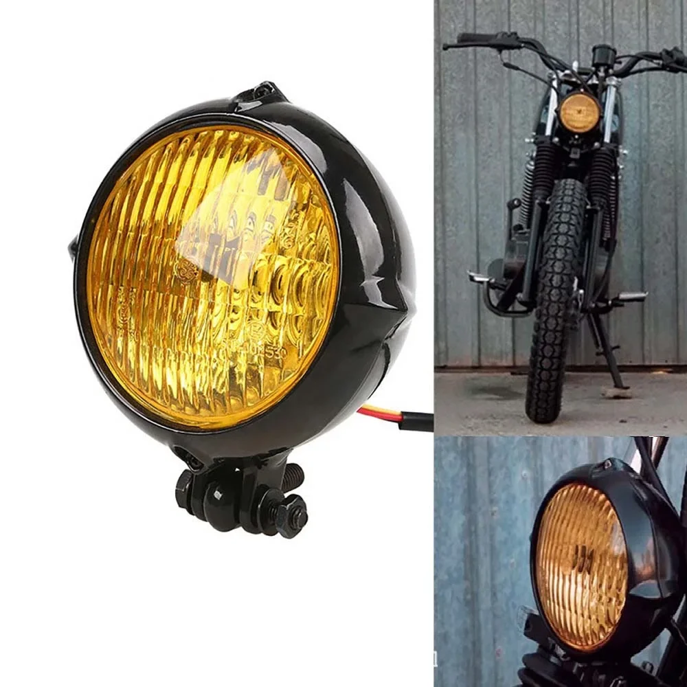 

Motorcycle Accessories Motorcycle Retrofitted with Vintage Headlights Head Light Bulb