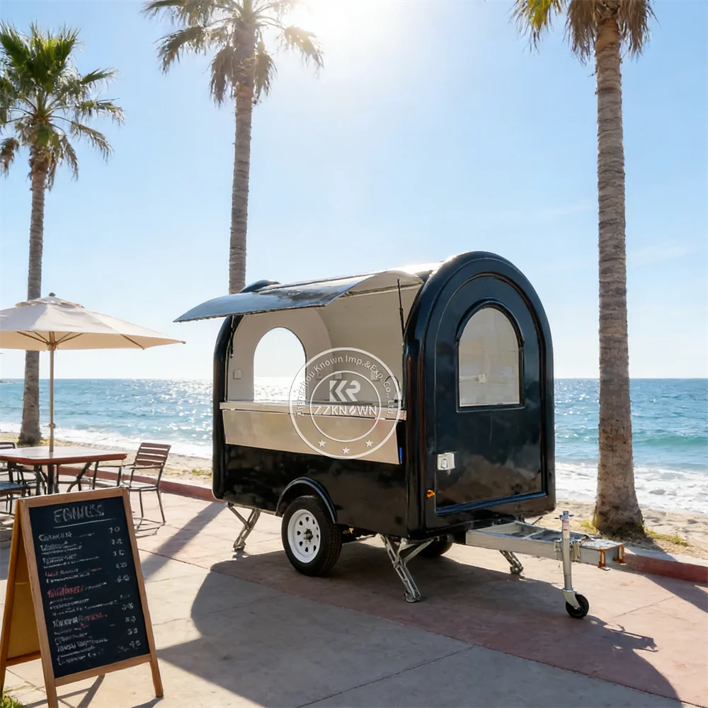 

Cheap Customizable Prefab Food Service Trailer Luxury Commercial Kitchen Food Truck Mobile Catering Trailer With CE