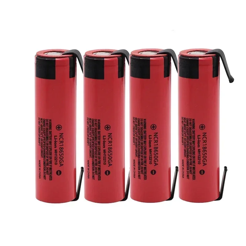 100% original battery 18650 NCR18650GA 3.7V 3500 mAh rechargeable lithium battery flashlight nickel DIY battery