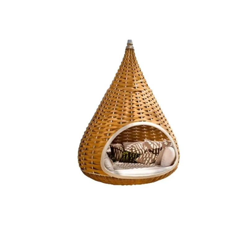 Bed and breakfast open-air swing rattan  , recliner outdoor furniture