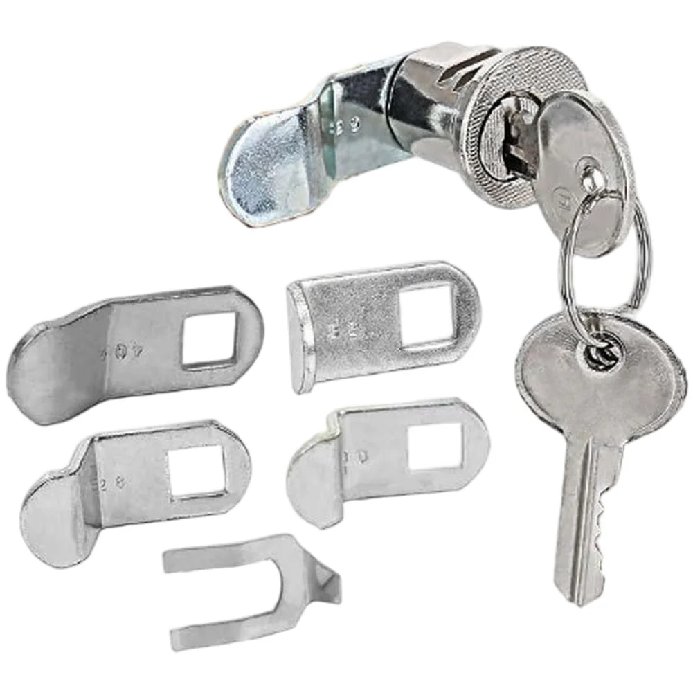 Classic Mailbox Lock Mechanism Outdoor Lock Nickel Plated Cam Lock Classic Design Easy To Install Home Security