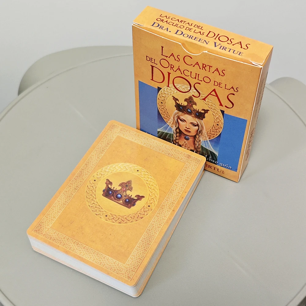 Колода Oracle 10,5*7,5 см Goddess Guidance, 44 шт., карты Oracle, испанское издание
