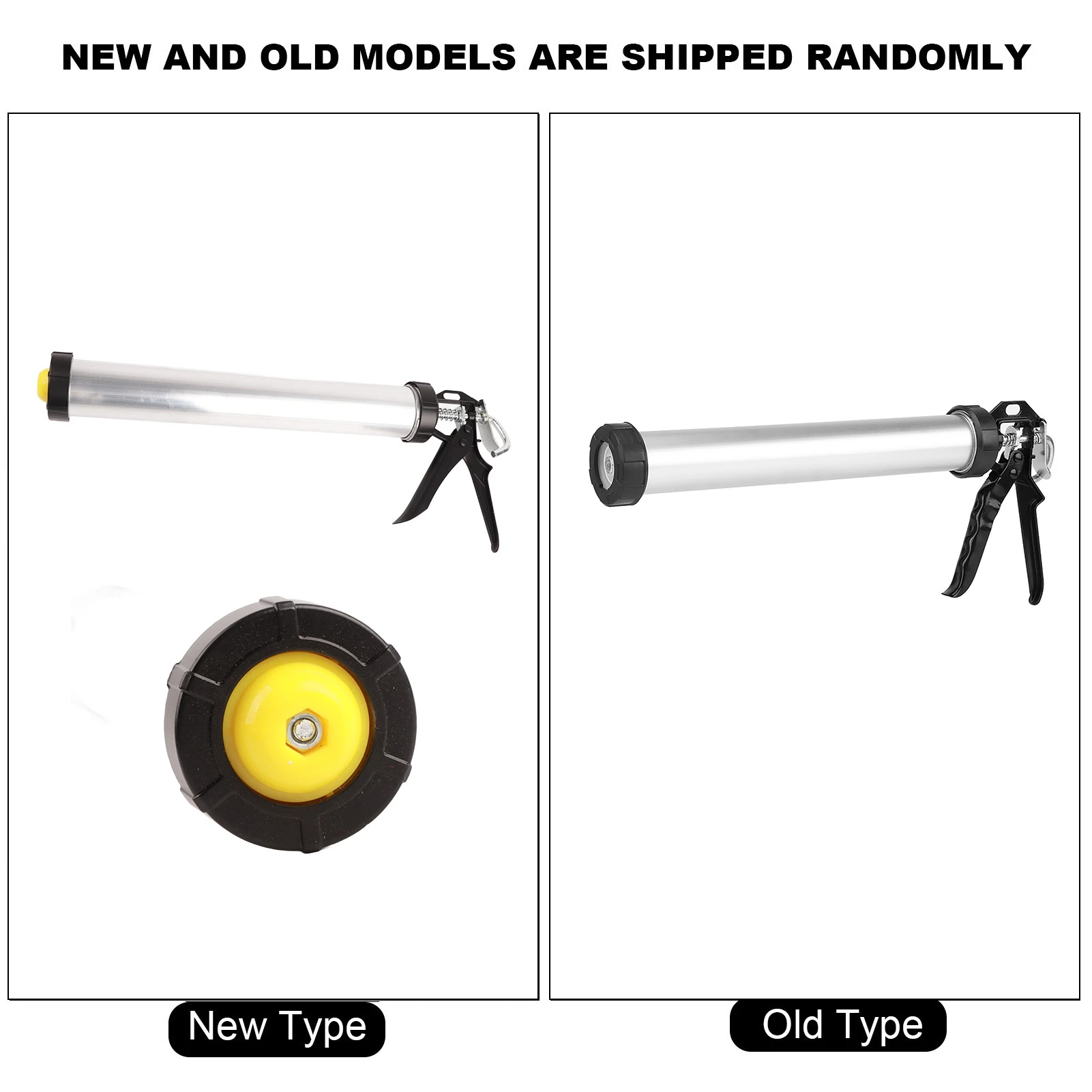 أدوات السد سيليكون السد بندقية الهواء السد بندقية الألومنيوم أنبوب سيليكون السد بندقية 600 مللي السد أداة مع 10 فوهات