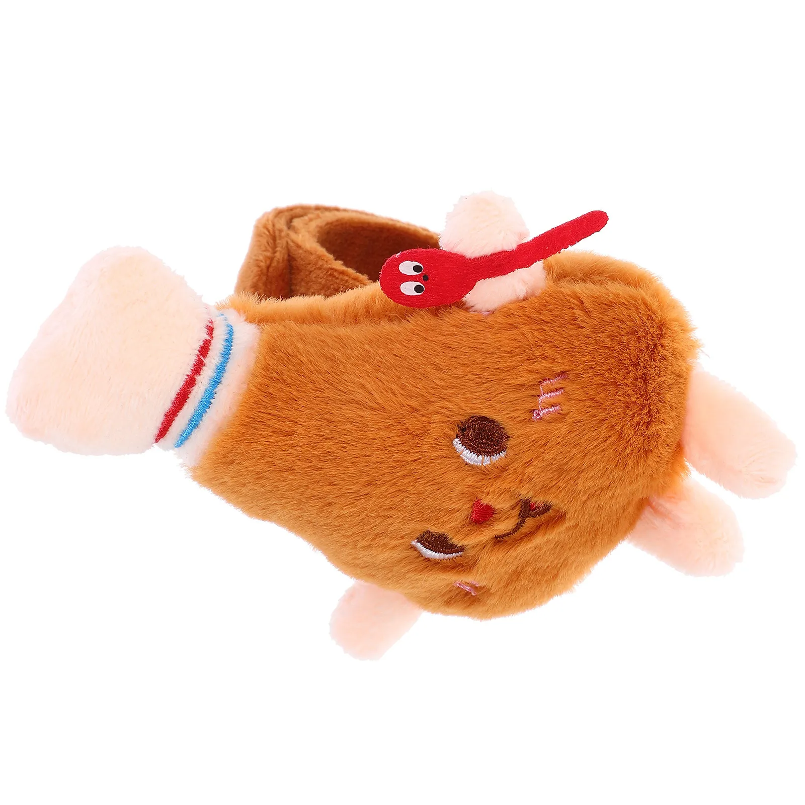 

Chicken Leg Shaped Snap Bracelet Soft Flexible Wristband for Parties Festivals Gifts Slap Bands Cartoon Slap Bracelets