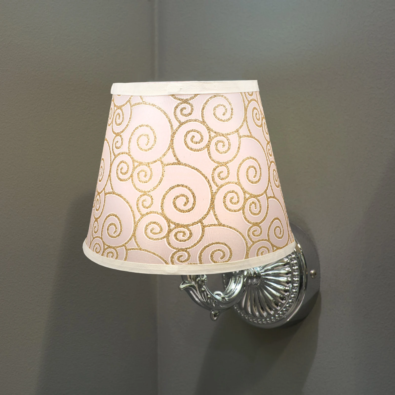 

Fabric Lamp 14x22x17 Golden Cloud Black Wire Lampshade PVC Detachable Replacement Bedroom Living Table Floor Lampshades