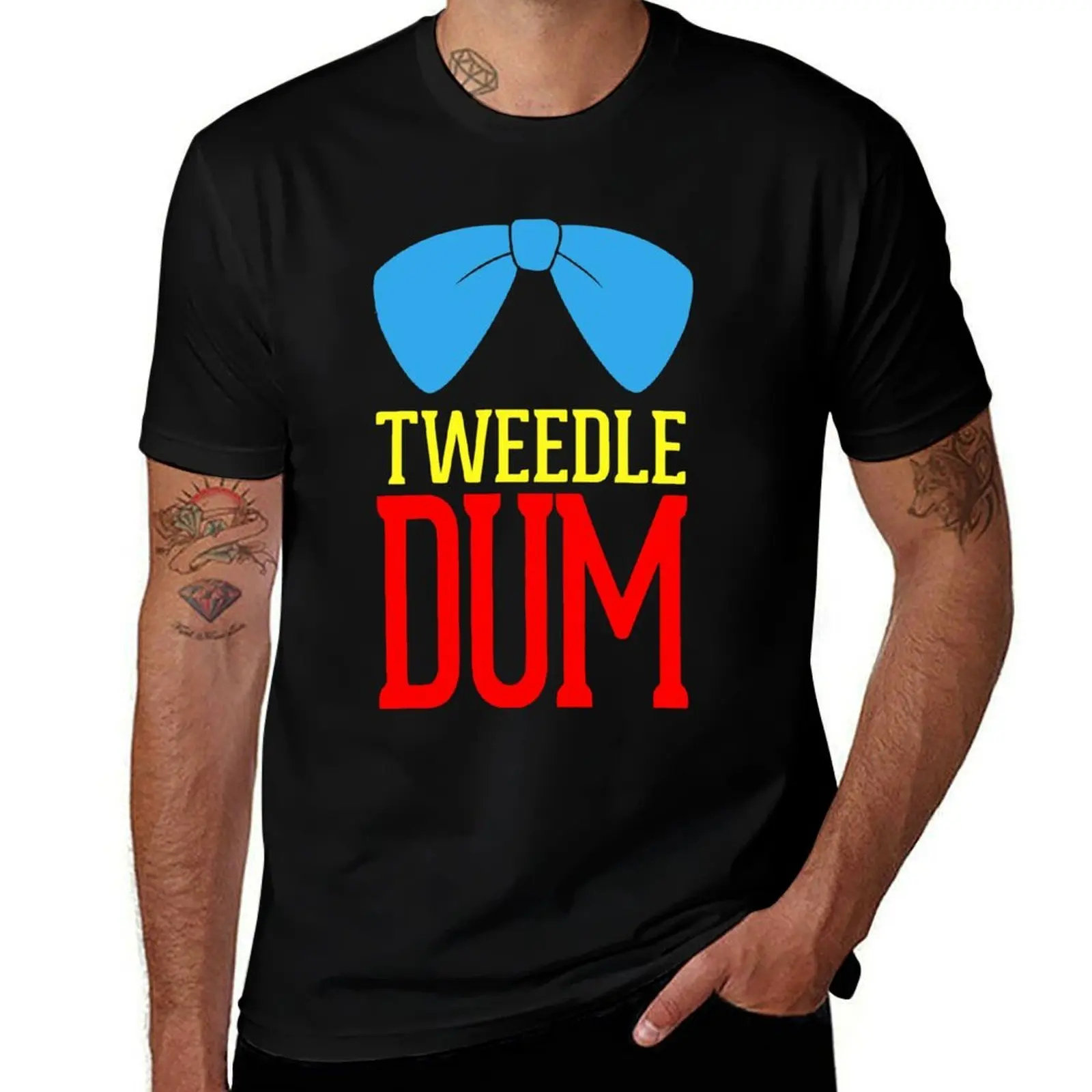 Tweedle Dee and Tweedle Dum Matching Couples T-Shirt funny t shirts dark humor T-Shirt