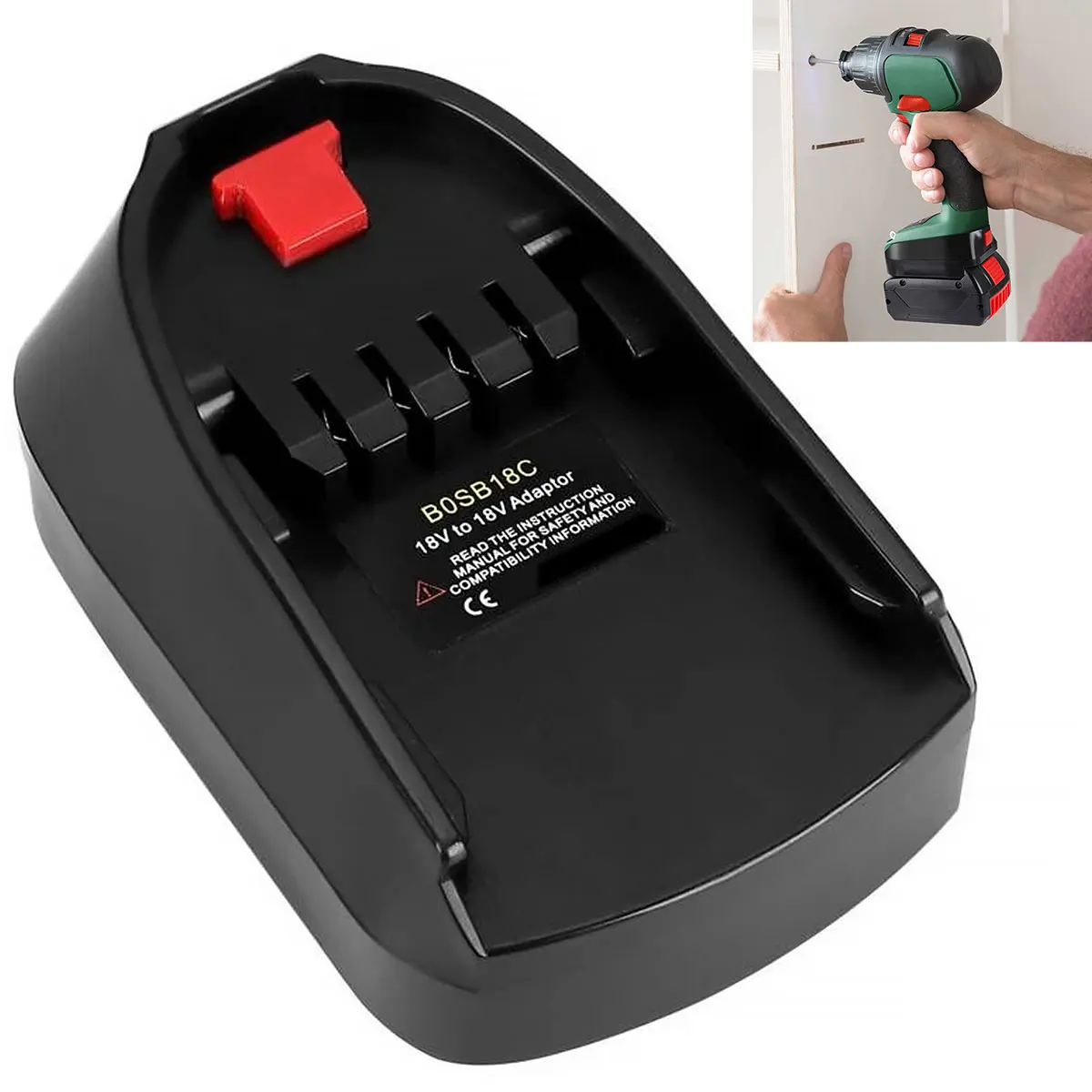 New Battery Adapter Compatible with Bosch 18V GBA Battery Convert to PBA Battery Electrical Power Tool Replace All Power Tool