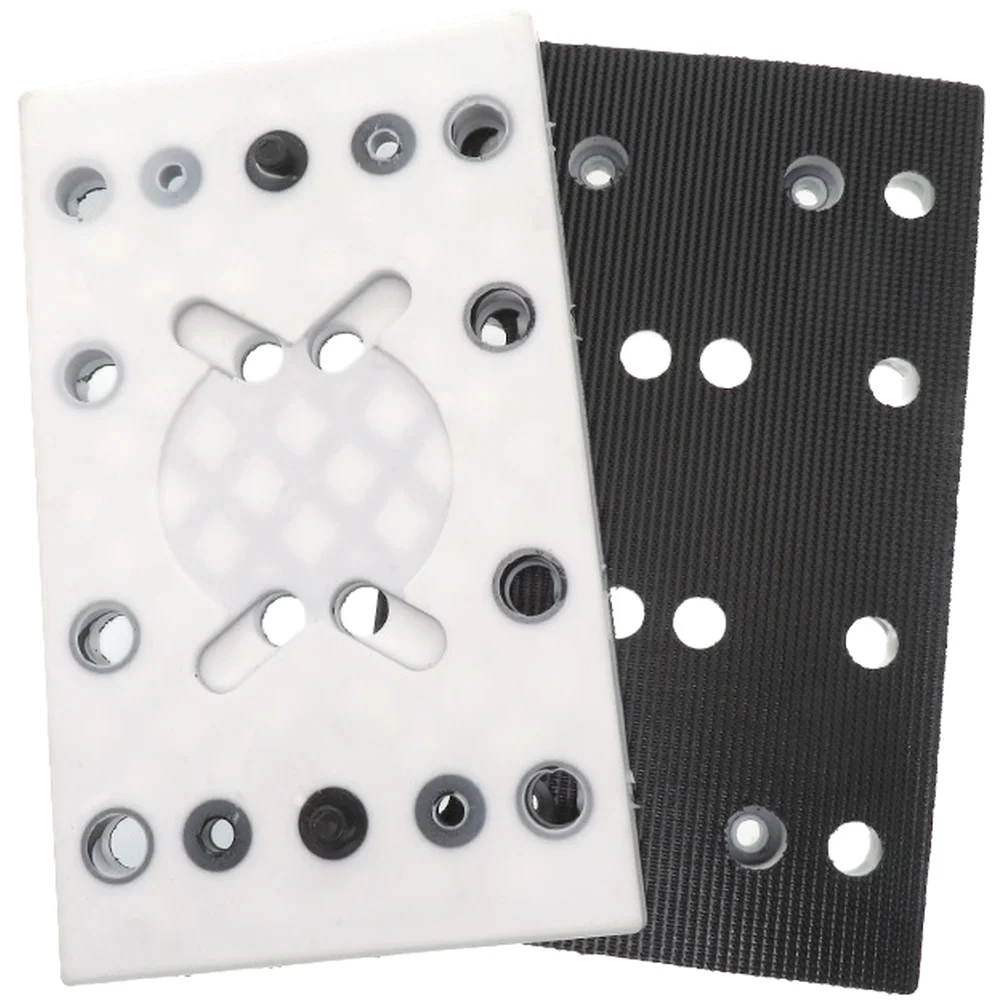 80x130mm-サンディングディスクトレイ-正方形-4ピン-12穴-puナイロン複合ベース-軽量設計-精密研磨用