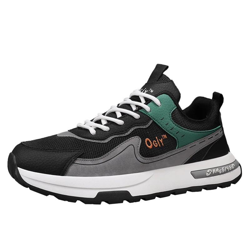 Chaussures de skate en mesh pour hommes, été 2025, baskets décontractées et respirantes à lacets_voghion.com