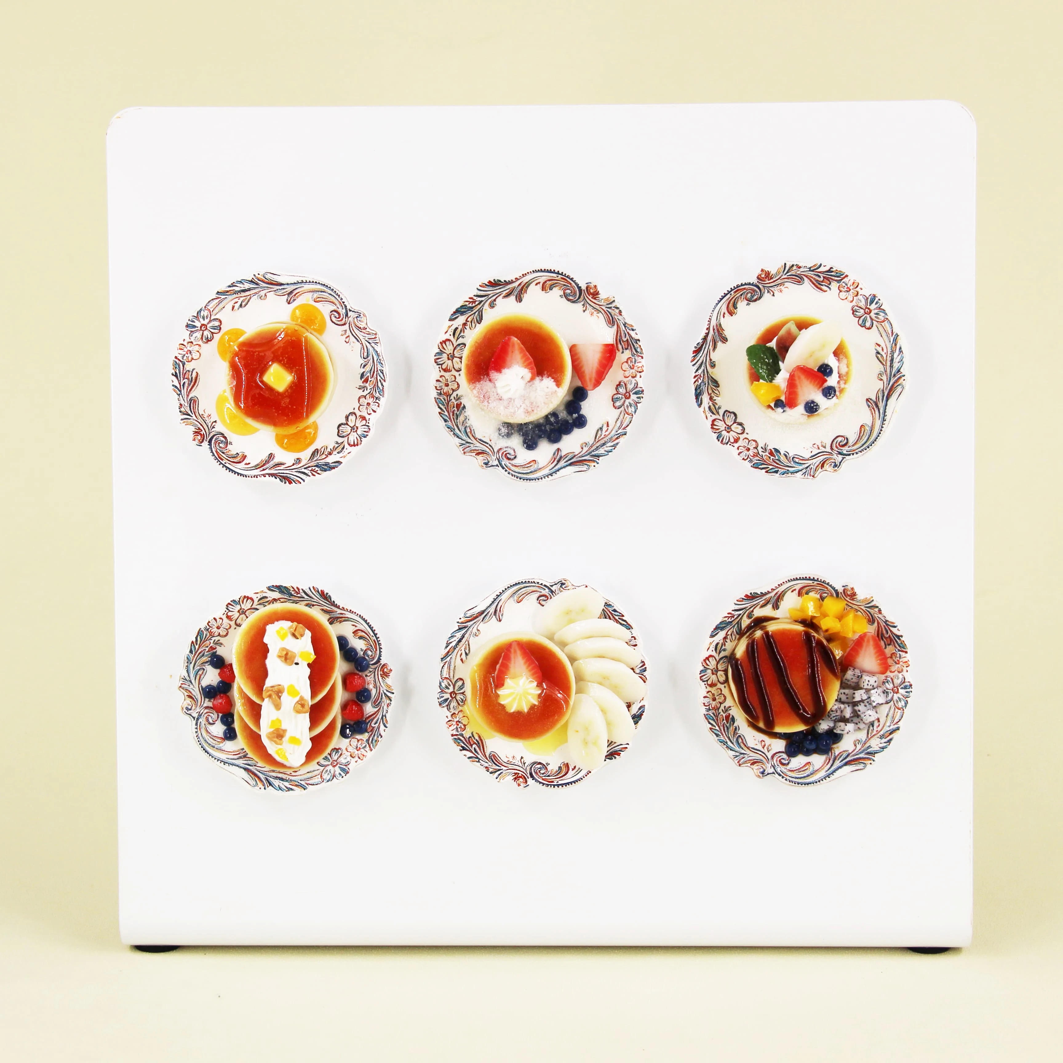 Creative Realistic Pancake Fridge Magnet Miniature Model Highly Realistic Numerous Details Home Office Decor Souvenir