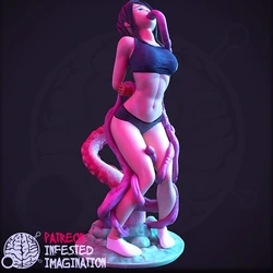 3d Printing Model Kit Waifu Beauty Girl Tentacles NSFW Anime Figure Model Kit Diy Miniature Reduction Statue Unpainted Toys